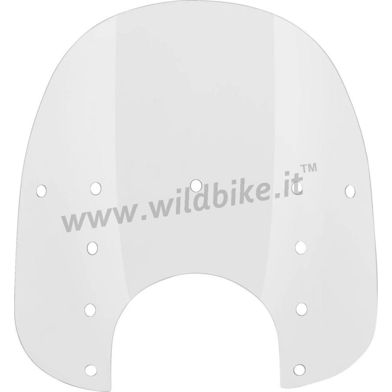 PARABREZZA DI RICAMBIO 17" TRASPARENTE PER MEMPHIS FATS HARLEY DAVIDSON