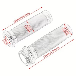 COMFORT CLASSIC SLIM 1" ALUMINUM GRIPS BLACK HARLEY DAVIDSON 1986-2021