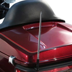FLEXIBLE ANTENNE 8" VERCHROMT HARLEY DAVIDSON FLH FLT TOURING 1996-2024