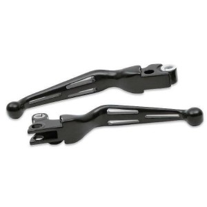 SET LEVIERS WIDE BLADE SLOTTED NOIR HARLEY DAVIDSON XL SPORTSTER '14-'16