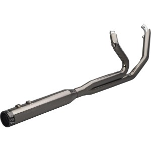 EXHAUST 2INTO1 KHROME WERKS OUTLAW ECLIPSE HARLEY DAVIDSON FLH FLT TOURING 2017-2025