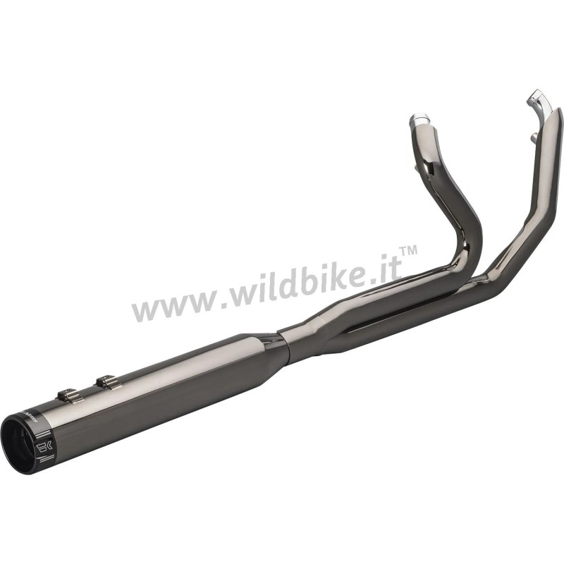 SYSTÈME D'ÉCHAPPEMENT 2EN1 KHROME WERKS OUTLAW ECLIPSE HARLEY DAVIDSON FLH FLT TOURING 2017-2025