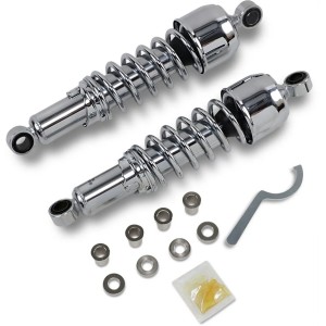 SHOCK ABSORBERS REAR DRAG STANDARD TÜV 12,5" CHROME HARLEY DAVIDSON XL SPORTSTER 1979-2003