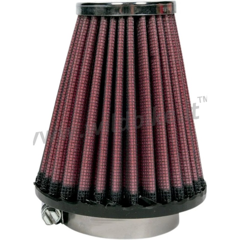 LUFTFILTER K&N HIGH-FLOW UNIVERSELLE KONICH CLAMP-ON 52.5 MM FÜR MOTORRÄDER