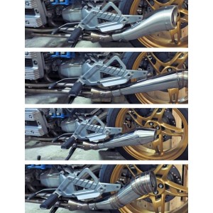 COLLECTEUR EN ACIER 4EN1 30° INOX POUR BMW K100 1983-1992