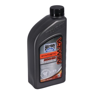 HUILE MOTEUR  BEL RAY 4 STROKES V-TWIN SINTHETIC 20W50 1 LT. HARLEY DAVIDSON