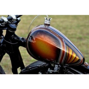 UNIVERSAL GAS TANK AXED CHOPPER 2.2 GAL FOR HARLEY DAVIDSON