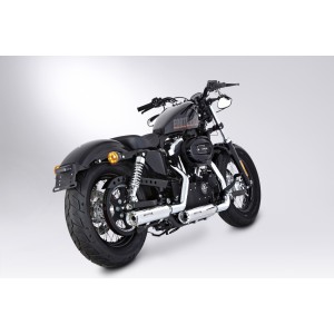 AUSPUFF SCHALLDÄMPFER MILLER SILVERADO II EU-ZUGELASSEN HARLEY DAVIDSON XL SPORTSTER 2014-2016