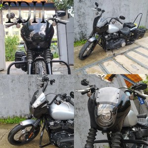 PARE-BRISE CARENAGE CLUB STYLE QUARTER FAIRING HARLEY DAVIDSON FXBB STREET BOB 2018-2026