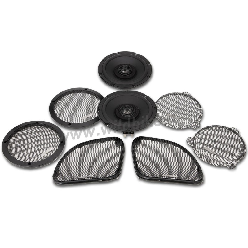 FRONTLAUTSPRECHER AUDIO-KIT PREMIUM MAS.65 2 OHM HARLEY DAVIDSON FLH FLT TOURING 2014-2024