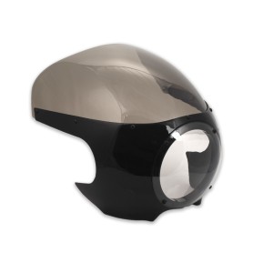 UNIVERSAL FAIRING VINTAGE 5 3/4" BLACK FOR MOTORCYCLE
