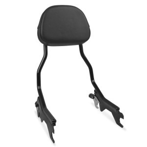 QUICK RELEASE SISSYBAR BACKREST 41 CM GLOSS BLACK HARLEY DAVIDSON SOFTAIL 2018-2026