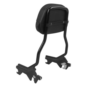 QUICK RELEASE SISSYBAR BACKREST 41 CM GLOSS BLACK HARLEY DAVIDSON SOFTAIL 2018-2026