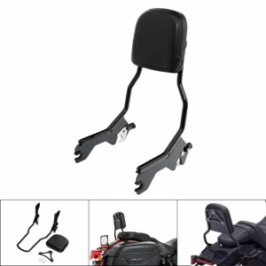 SCHIENALINO SISSYBAR 40 CM NERO LUCIDO SGANCIO RAPIDO HARLEY DAVIDSON SOFTAIL 2018-2026