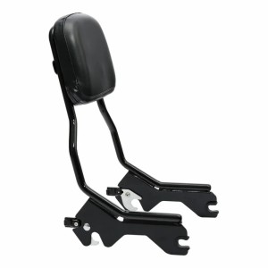 QUICK RELEASE SISSYBAR BACKREST 40 CM GLOSS BLACK HARLEY DAVIDSON SOFTAIL 2018-2026