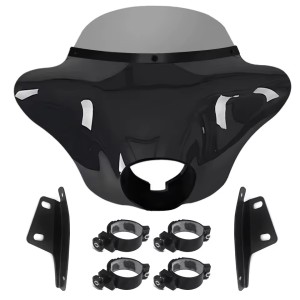 WINDSHIELD BATWING STYLE HARLEY DAVIDSON DYNA FXDB STREET BOB 2006-2017