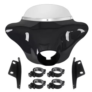WINDSHIELD BATWING STYLE HARLEY DAVIDSON DYNA FXDB STREET BOB 2006-2017
