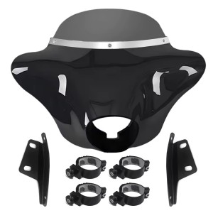 WINDSHIELD BATWING STYLE HARLEY DAVIDSON DYNA FXBB STREET BOB 2018-2024