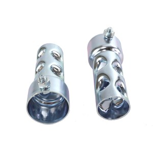 BAFFLES SHORT DB KILLER LOUVERED 1-3/4" (40 X 100 MM) FOR MOTORCYCLE AND HARLEY DAVIDSON