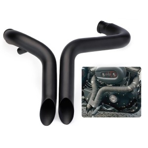 POT D'ÉCHAPPEMENT DRAG PIPES COURT COURVE 1-3/4" HARLEY DAVIDSON XL SPORTSTER 1986-2021