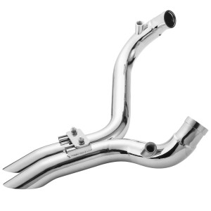 EXHAUSTS SYSTEM DRAG PIPES SHORT CURVED 1-3/4" HARLEY DAVIDSON XL SPORTSTER 1986-2021