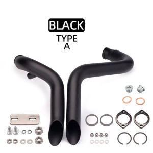 POT D'ÉCHAPPEMENT DRAG PIPES COURT COURVE 1-3/4" HARLEY DAVIDSON XL SPORTSTER 1986-2021