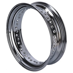 STAHLRAD CHROM 40 STRAHLEN 4.5 x 16" RSV FÜR MOTORRÄDER UND HARLEY DAVIDSON