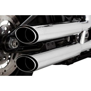 EXHAUSTS MUFFLERS SLIP-ON 2INTO2 VANCE & HINES TWIN SLASH HARLEY DAVIDSON SOFTAIL 2018-2026