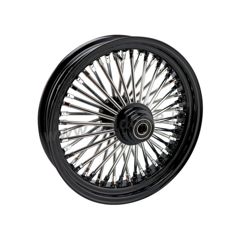 RUOTA ANTERIORE RADIALE 48 BIG SPOKE 3.50 x 16 NERO/CROMO HARLEY DAVIDSON