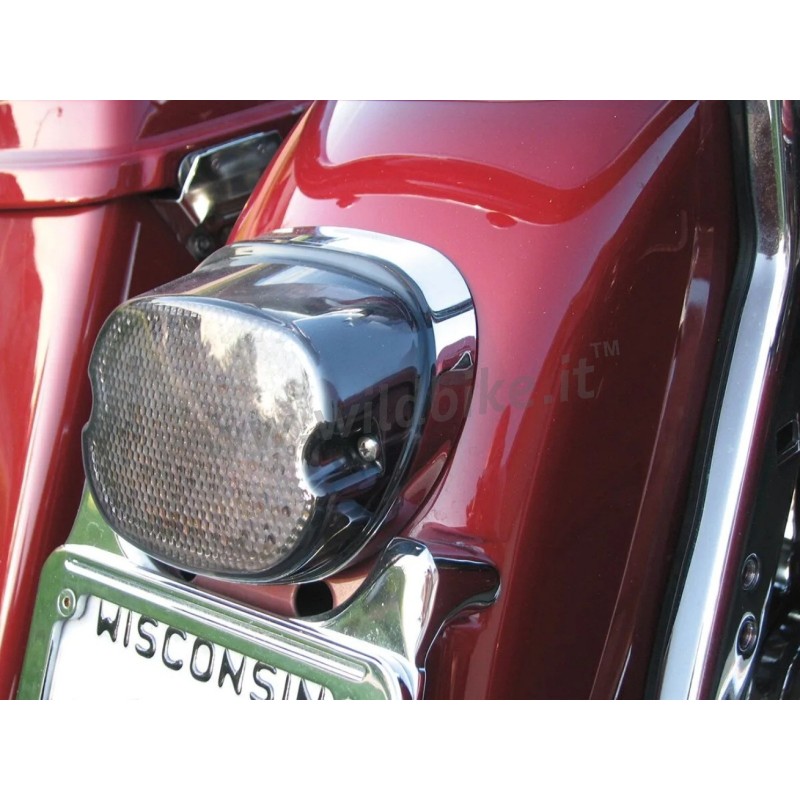 FEU ARRIERE FUMÉE LED SLIM BOTTOM HARLEY DAVIDSON 1999-2024