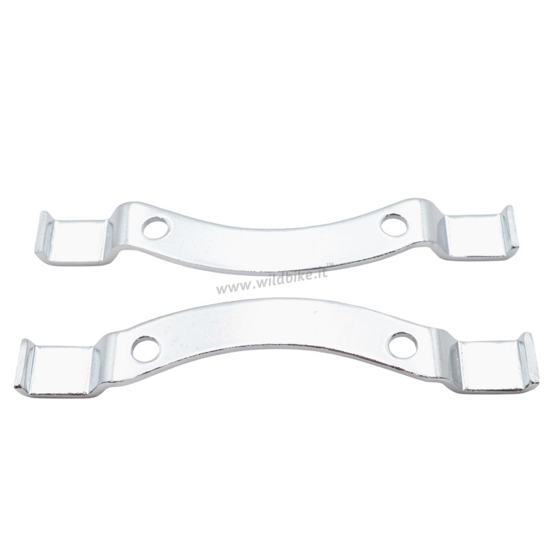 CHROME BRACKET SET 52492-00 FOR SISSYBAR HARLEY DAVIDSON