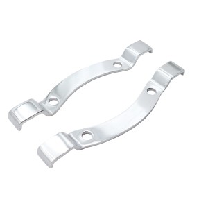 JEU DE SUPPORT CHROMÉ 52492-00 POUR DOSSIER SISSY BAR HARLEY DAVIDSON