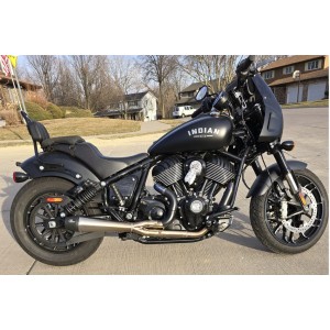 AUSPUFFANLAGEN 2IN1 SILBER TURBO INOX/SCHWARZ INDIAN CHIEF 2022-2026
