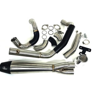 AUSPUFFANLAGEN 2IN1 SILBER TURBO INOX/SCHWARZ INDIAN CHIEF 2022-2026
