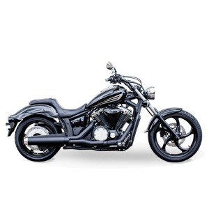 EXHAUST MUFFLER SLIP-ON MILLER DESPERADO K 4" EU APPROVED YAMAHA XVS 1300 CUSTOM 2014-2016