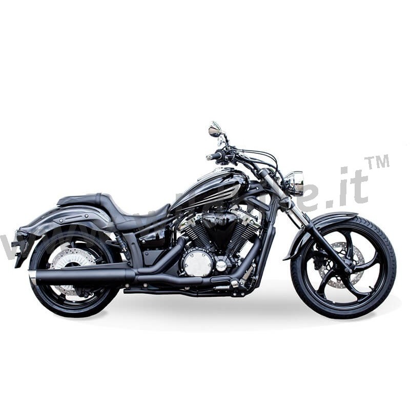 EXHAUST MUFFLER SLIP-ON MILLER DESPERADO L 4" EU APPROVED YAMAHA XVS 1300 CUSTOM 2014-2016