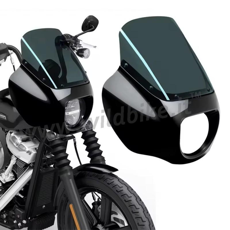 WINDSCHUTZSCHEIBE FAIRING QUARTER SPORT 13" HARLEY DAVIDSON SOFTAIL FXBB STREET BOB 2018-2026