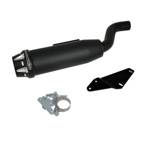 EXHAUST MUFFLER SLIP-ON FP BLACK MOTO MORINI CALIBRO 700 BAGGER 2024-2025