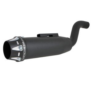 EXHAUST MUFFLER SLIP-ON FP BLACK MOTO MORINI CALIBRO 700 BAGGER 2024-2025