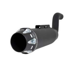 EXHAUST MUFFLER SLIP-ON FP BLACK MOTO MORINI CALIBRO 700 BAGGER 2024-2025