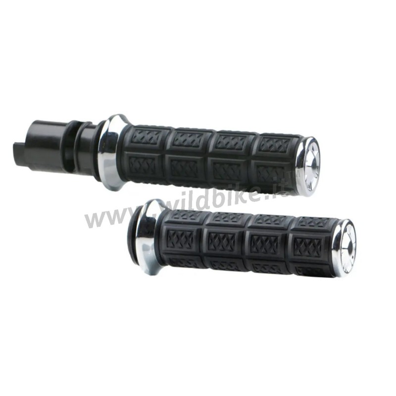 CHROME GRIPS KURYAKYN ENYGMA HARLEY DAVIDSON FLH FLT TOURING 2024-2026