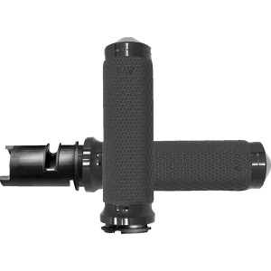 BLACK GRIPS AVON MEMORY FOAM SMALL HARLEY DAVIDSON FLH FLT TOURING 2024-2026
