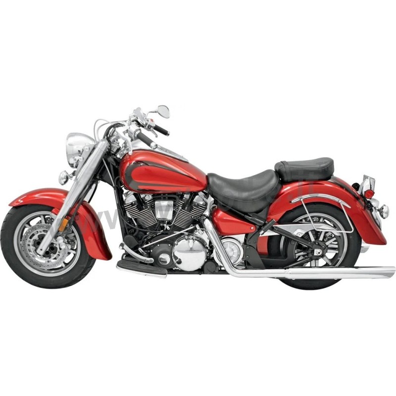 EXHAUSTS CROSSOVER BASSANI RIGHT/LEFT CHROME TAMAHA XV 1600 WILDSTAR 1999-2007