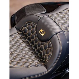 COMFORT SEAT WITH GEL ROADSOFA HONEYCOMB™ GOLD HARLEY DAVIDSON FLH FLT TOURING 2008-2025
