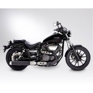 EXHAUST MUFFLER SLIP-ON MILLER AVENGER L 4" EU APPROVED YAMAHA XV 950 R/BOLT 2014-2016