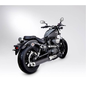 EXHAUST MUFFLER SLIP-ON MILLER AVENGER L 4" EU APPROVED YAMAHA XV 950 R/BOLT 2014-2016