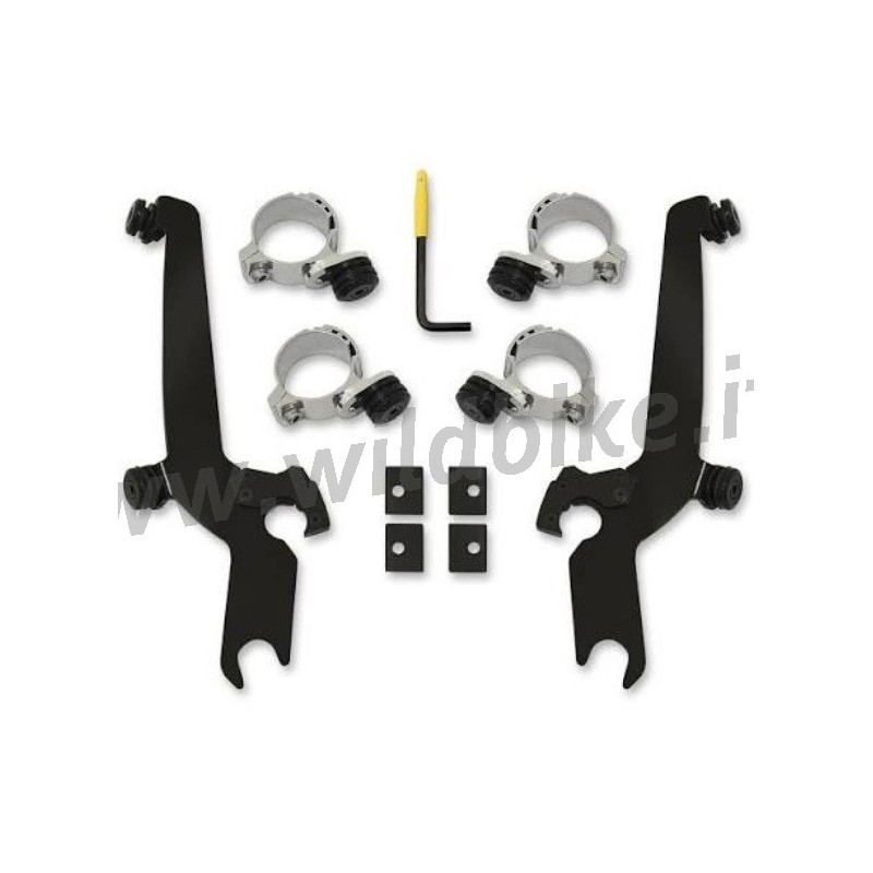 SISTEMA DI MONTAGGIO TRIGGER LOCK PARABREZZA SPORTSHIELD HONDA CMX 300/500 REBEL 2017-2019