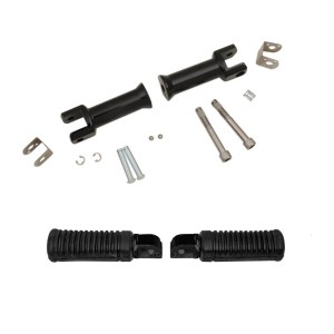 PASSENGER FOOTREST KIT OEM STYLE BLACK HARLEY DAVIDSON SOFTAIL 2018-2024