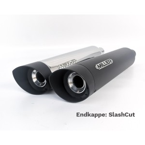 AUSPUFF SCHALLDÄMPFER MILLER HUNTER SLIP-ON EU-ZUGELASSEN HARLEY DAVIDSON FLS SOFTAIL SLIM 2012-2017