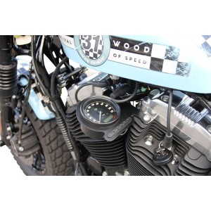 SPEEDOMETER BLACK SIDE MOUNT KIT HARLEY DAVIDSON XL 1200X FORTY EIGHT 2010-2020